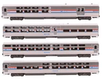Kato 106-8004 Scale Phase Iii Amtrak Viewliner Car Set. Fixed Price $149.99.
