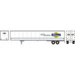 Athearn Ho Scale Rtr 53' Wabash Plate Trailer, White. Fixed Price $21.95.