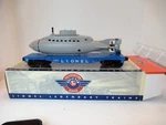 Lionel Post-war Celebration 26020 Flat Car W/oper. Submarine 0/027--NEW. Fixed Price $88.00.