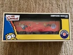 Simpsons Lionel Boxcar Train 6-36291 Scale 2004 New. Fixed Price $40.00.