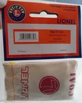 Lionel 6-12732 Gauge Coal Bag, 4OZ New In Factory Sealed Package. Fixed Price $6.99.