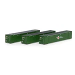Athearn 17308 Hub Group 53' Stoughton Containers #1 (set Of 3). Fixed Price $35.99.