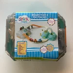 Kids Wooden Railway Set Train With Case Spark Create Imagine New. Fixed Price $12.00.
