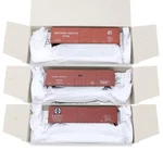 Ho Accurail 8178 40' Wood Boxcar Western Roads 3-PACK Kit. Fixed Price $58.48.