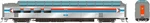 Rapido 175011 Ho Scale Amtrak Phase I, 3/4 Dome-lounge #9371, W/flat Sides. Fixed Price $154.95.