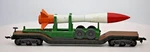 Bachmann Ho Scale Item No. 71300 52' Flat Car With Space Missile Usaf. Fixed Price $24.99.