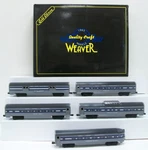 Weaver New York Central 5-CAR Aluminum Passenger Set (3RAIL) Ln/box. Fixed Price $349.99.