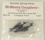 Mchenry Couplers MCH54 Ho Knuckle Spring Set For Rivarossi/ihc 6 Wheel Rpo. Fixed Price $8.49.