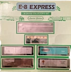 E-8 Express, Scale & O # L-4116 Bev-bel/life-like Asst'd Cars Never Used. Fixed Price $135.00.