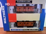 Ho 932-27662 Walthers 2-PACK Milwaukee Road Rib Side Bay Window Cabooses Nos. Fixed Price $125.77.