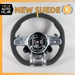 18-24 Mercedes W205 C43 E63 S63 Amg Gt Steering Wheel Flat Bottom New Suede Oem. Fixed Price $2391.23.