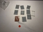 Walthers? 2 Rail Scale Scratch Built Box Car Doors Metal Detail Lot #A13. Fixed Price $19.95.