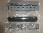 Lot 2 Mth Scale 60' Diner Passenger Car Bodies Roof Seats 15" Long. Fixed Price $38.00.