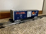 Lionel #6-36236 Tom Mccomas "i Love Box Car Original O/O27. Fixed Price $25.00.