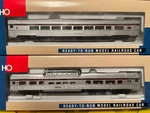 Ho Walthers Canadian Pacific #932-6429 Budd Lounge & 932-6489 Dome New. Fixed Price $79.95.
