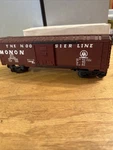 Vintage Lionel The Hoosier Line Monon Boxcar Gil 9230 - 1950'S. Fixed Price $12.00.