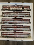 Mth Mkt Texas Special 5-CAR 70' Abs Passenger Set Ribbed Side 20-6528. Fixed Price $399.00.