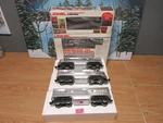 Lionel 6-8054 Burlington F3A Diesel Chrome Set O.b. & 6-8062 Dummy Unit.. Fixed Price $372.00.
