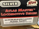 Aj -ho Atlas Master Silver 10000402 GP40-2 Locomotive Rio Grande #3111 Dcc Ready. Fixed Price $139.99.