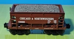 CB36: Lionel #6-19322 Chicago North Western Ore Car W/ Load C&nw Gauge. Fixed Price $27.95.