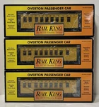 (3) Mth Rail King 30-6407 Baltimore Ohio B&o Overton Coach Cars. Fixed Price $199.99.