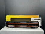 Mth Railking 30-67983 Santa Fe Black Bonnet 60' Streamlined Passenger Car Lnib. Fixed Price $195.00.