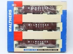 Ho Scale Walthers #932-34055 Milwaukee Road 61' Wood Chip Car 3-PACK. Fixed Price $149.99.