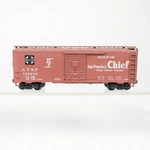 Athearn Ho Scale Santa Fe Atsf #156270 Fransisco Chief 40' Box Car Kit Built. Fixed Price $18.99.