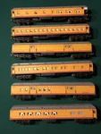 K-line The Heavyweights Scale Union Pacific Passenger Set. Fixed Price $650.00.