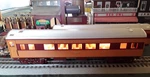 Mth/rail King Milwaukee Road 0-27 Streamlined Coach Car 30-6090 No. 437 (C27. Fixed Price $40.00.