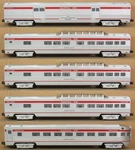 Williams Santa Fe "super Chief" 72' 5-CAR Streamlined Passenger Set O-gauge *. Fixed Price $199.99.