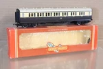 Hornby R456 Gwr Chocolate Cream Collett Composite Coach 6024 Plastic Wheels 2OM. Fixed Price $28.05.