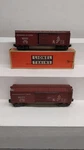 Lionel 6464-50 Vintage Minneapolis & St. Louis Boxcar Type W/flat PAINT(2). Fixed Price $31.99.