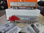 Lionel 6-18128 & 6-14517 2343 Santa Fe Warbonnet Powered Ab F-3 Diesels W/sounds. Fixed Price $375.00.