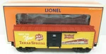Lionel 6-29943 Gauge Texas Special Rr Art Boxcar Nib. Fixed Price $38.39.