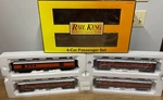 Mth Railking 30-6922 Chicago & Alton 60' Passenger 4 Car Train Set Pack Gauge. Fixed Price $229.95.