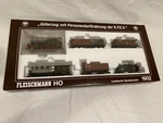 Fleischmann Ho Train Set Special Edition 1902 Goods W/passenger Car -nib. Fixed Price $589.00.