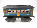 American Flyer 1203 Pullman Blue Litho Lightning Bolts Prewar Gauge X8014. Fixed Price $35.00.