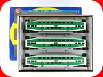 Ho Scale ***go Transit*** Bombardier Bi-level Commuter Car 3-SET Athearn 2581. Fixed Price $279.95.