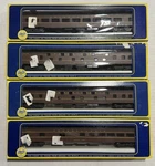 Ho Scale Lot Of 4 Ahm Pennsylvania Railroad 85 Passenger Cars Set Prr. Fixed Price $60.00.
