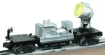 New Box! Lionel 6-36726 -- Santa Fe Operating Searchlight Car Dated 2002. Fixed Price $52.00.