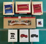 Hallmark Keepsake Ornament Lot Lionel Trains Box Vintage Hiawatha, Red Mikado. Fixed Price $31.96.
