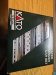 Kato 106-1502 Corrugated 4 Passenger Car Set Atchison Topeka & Santa Fe. Fixed Price $198.00.