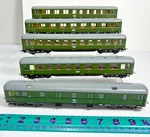Ho Scale Liliput 832 Drg Passenger Car Set Ac Two-rail Ovp. Fixed Price $145.00.