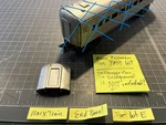 Marx Train 3152 3197 1217 1007 Silver Passenger Car End Panel Door Part Lot. Fixed Price $14.95.