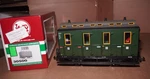 Bod 3/2 Lgb Scale 30500 Passenger Compartment 3.KL. Green + Metal Wheels Ob. Fixed Price $128.49.