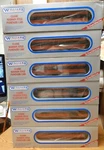 6) Williams Great Noethern Empire Builder Passenger Car Set Nib & Box. Fixed Price $299.99.