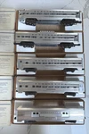 Lionel Burlington 15 Aluminum Car Passenger Set 6-9576/7/8/9/80. Fixed Price $400.00.