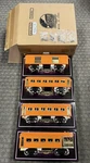+ Mth Dorfan Standard Gauge Tinplate Orange 4 Car Passenger Set Lnib 10-5030. Fixed Price $799.99.