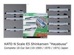 Full 10-CAR Set Kato Scale E5 Shinkansen Hayabusa 10-1969 10-1970 10-1971 New. Fixed Price $399.99.